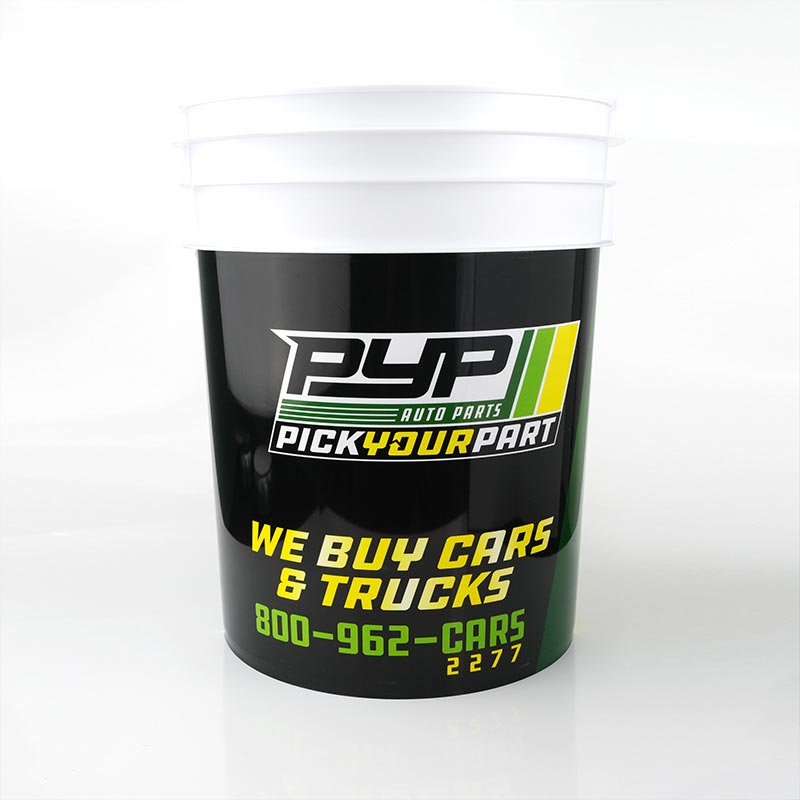 Tumatanggap ng Custom na Plastic Paint Bucket Injection Molding Sa Mold Label