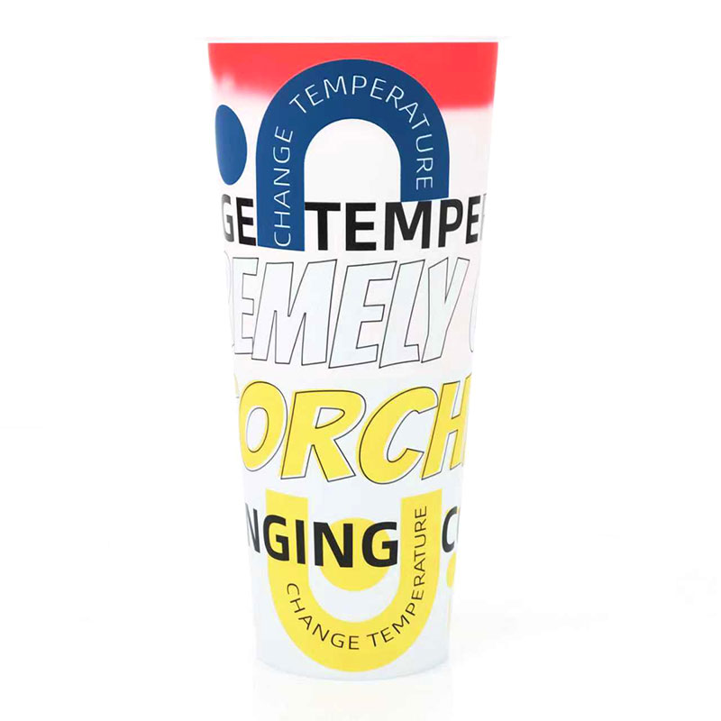 Injection PP IML Cold Water Change Color Cup