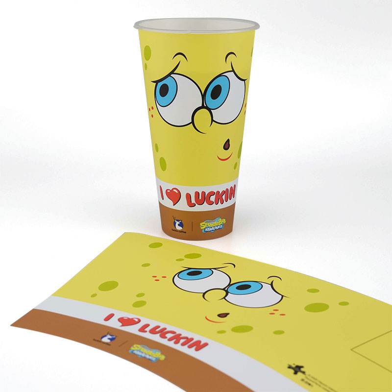 PP Injection Molding Full Print Beverage Cup